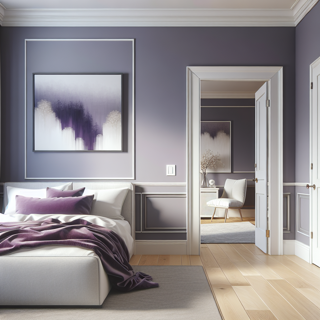 Sherwin-Williams African Violet SW 6982: A Bold and Serene Hue for Sophisticated Spaces.