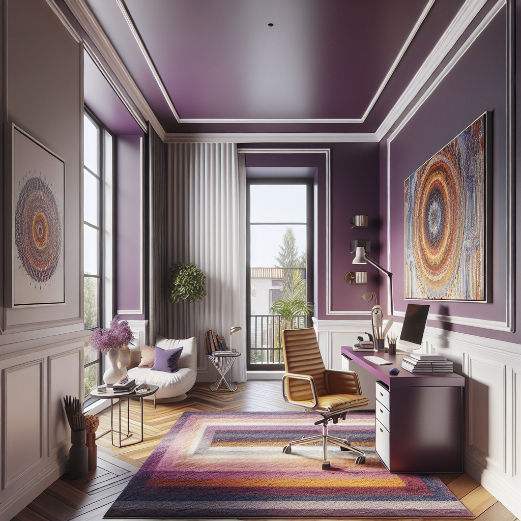 Sherwin-Williams African Violet SW 6982: A Bold and Serene Hue for Sophisticated Spaces.