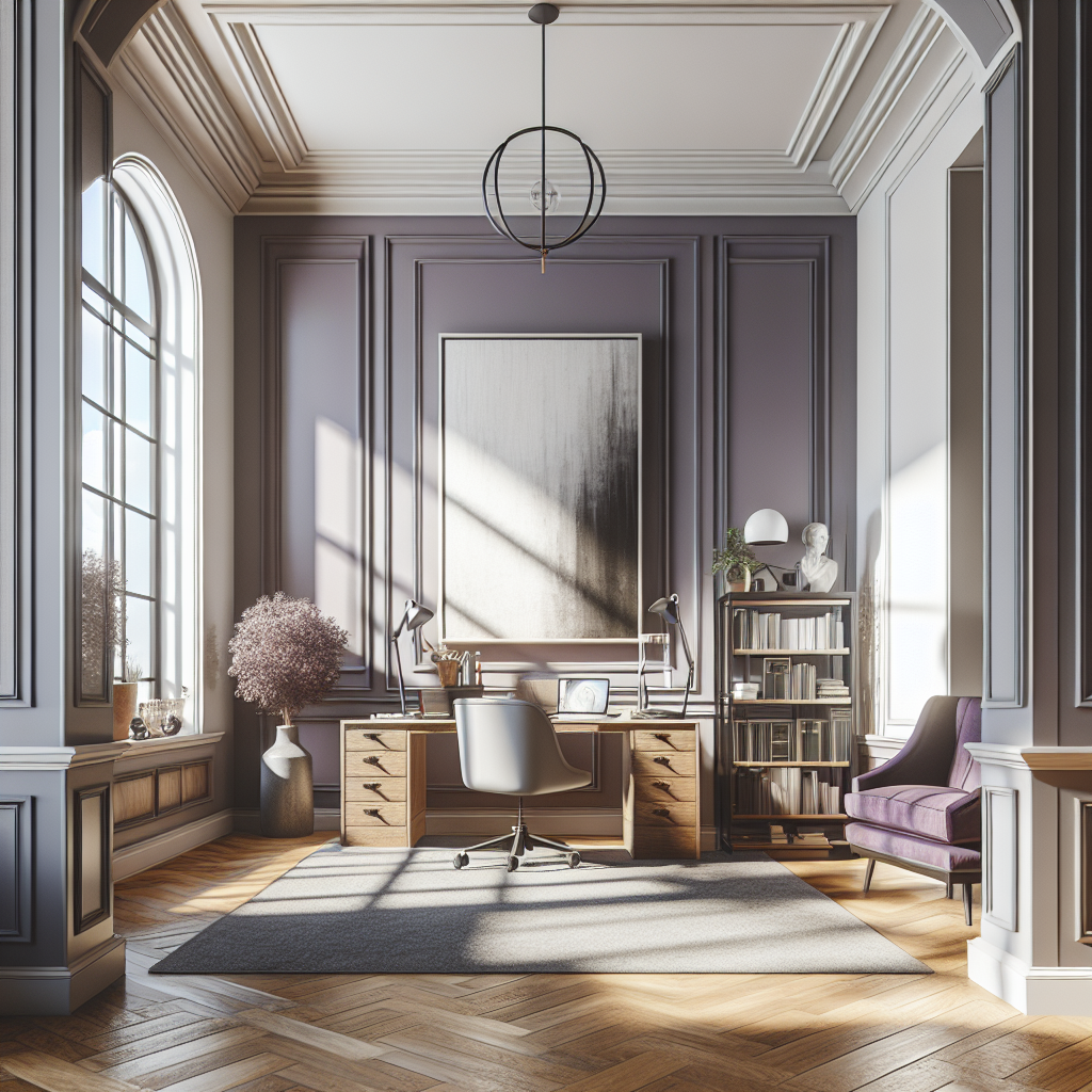 Sherwin-Williams Ash Violet (SW 6549): A Sophisticated Hue for Timeless Interiors.