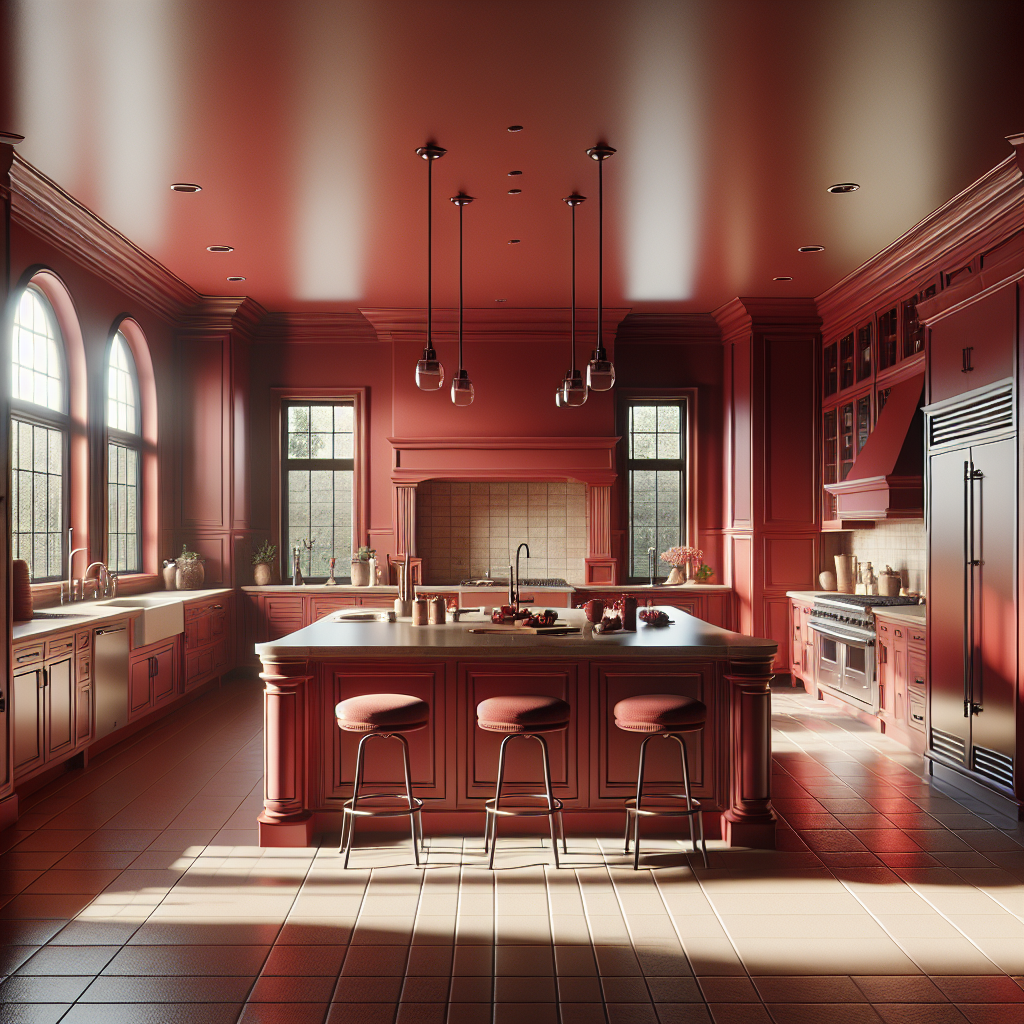 Sherwin-Williams Bravado Red 6320: A Bold and Versatile Hue for Statement Interiors.