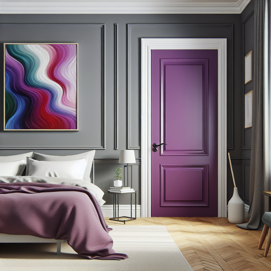 Sherwin-Williams Brave Purple (SW 6823): A Bold and Sophisticated Statement.