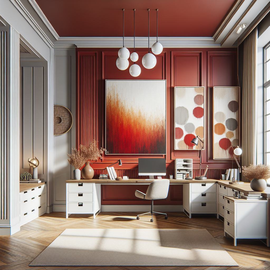 Sherwin-Williams Cajun Red 0008: A Bold, Energizing Hue for Dynamic Spaces.