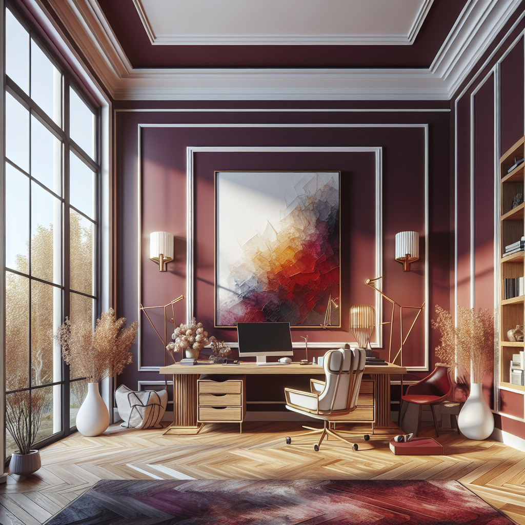 Sherwin-Williams Fine Wine 6307: A Deep, Sophisticated Hue for Elegant Spaces.