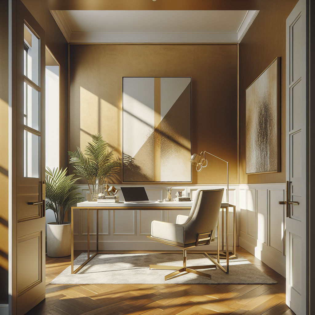 Sherwin-Williams Gallant Gold SW 6391: A Bold and Sophisticated Hue.