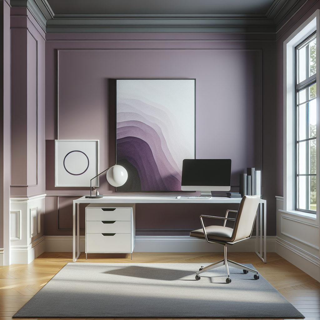 Sherwin-Williams Gentle Grape 9074: A Sophisticated and Serene Hue.