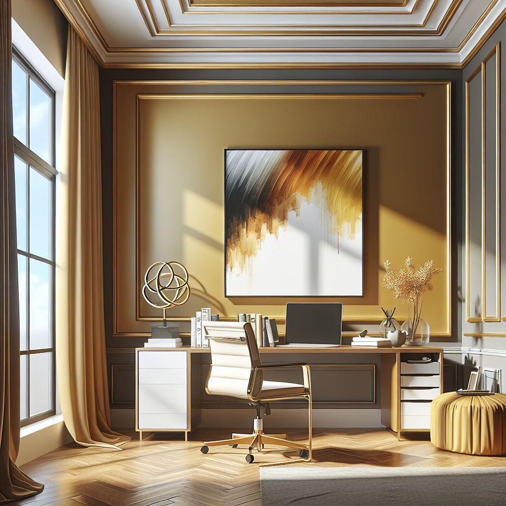 Sherwin-Williams Gusto Gold (SW 6904): A Warm Embrace of Sophistication.