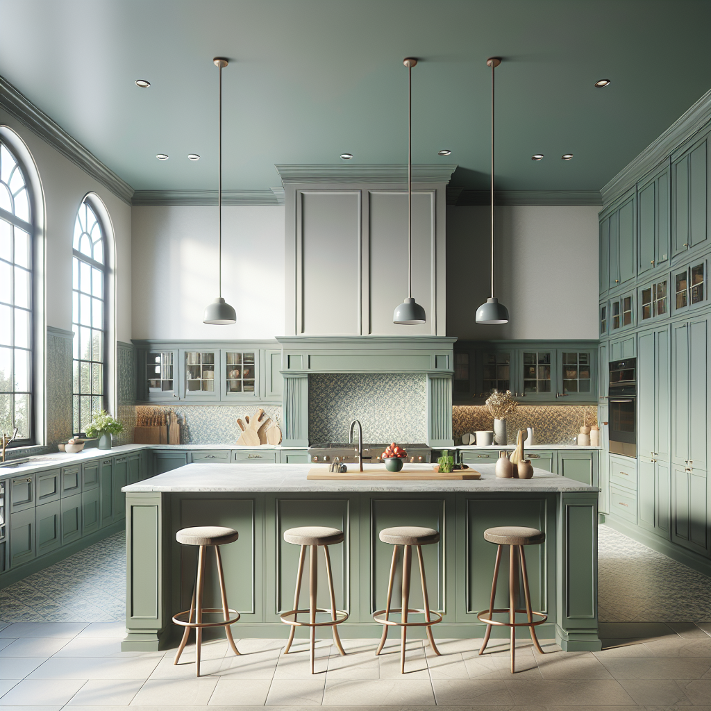 Sherwin-Williams Halcyon Green 6213: A Timeless Blend of Serenity and Sophistication.