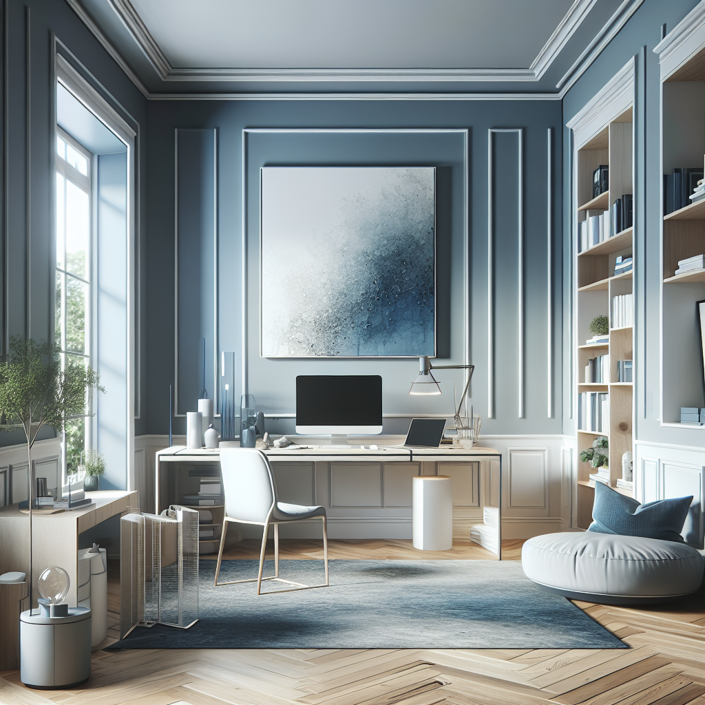 Sherwin-Williams Hinting Blue SW 6519: A Soft, Sophisticated Blue for Serene Spaces.