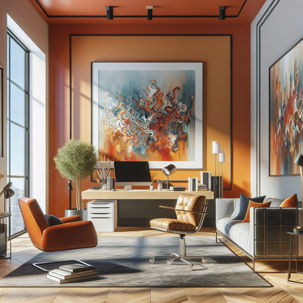 Sherwin-Williams Inventive Orange (SW 6633): A Vibrant Burst of Energy.