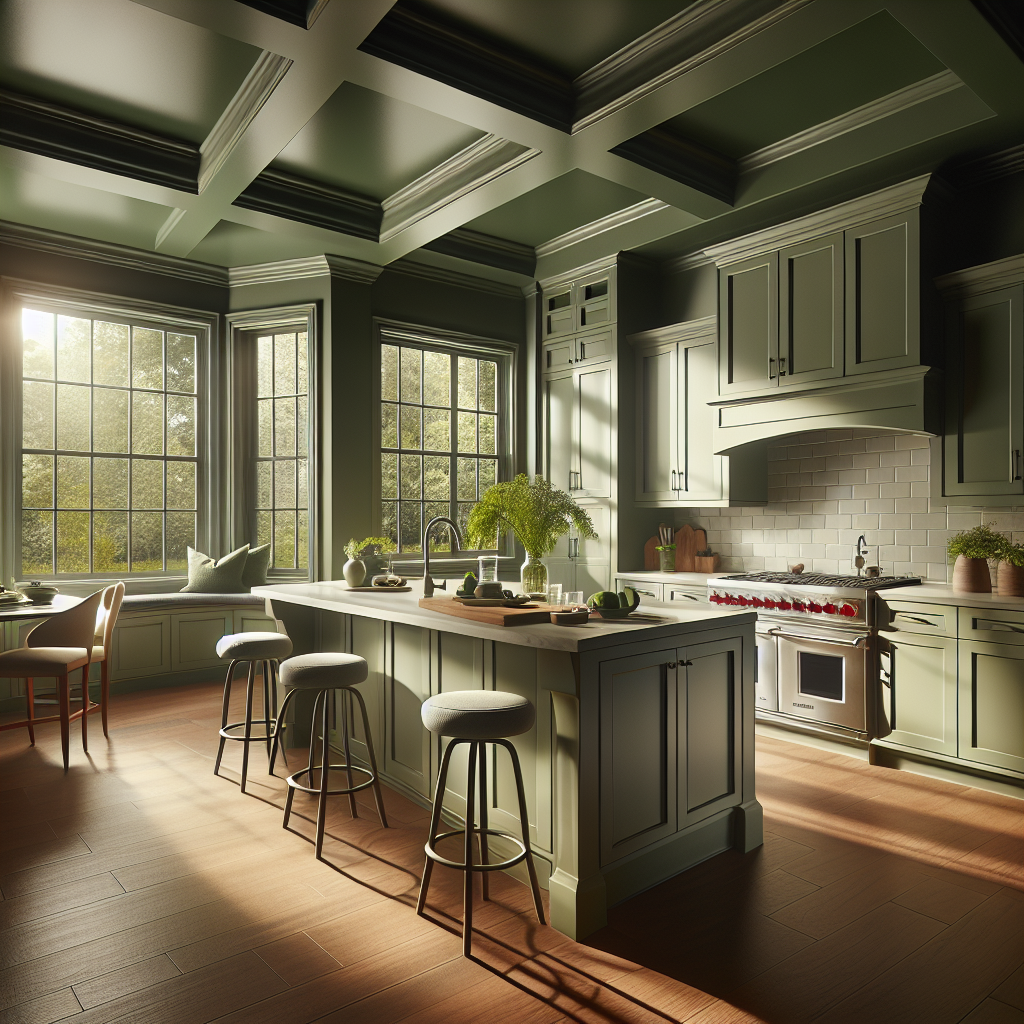 Sherwin-Williams Kale Green 6460: A Bold and Earthy Hue.