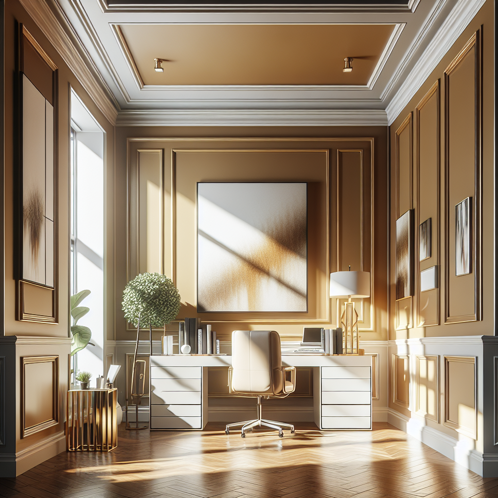 Sherwin-Williams Kingdom Gold SW 6698: A Warm, Regal Hue for Timeless Elegance.