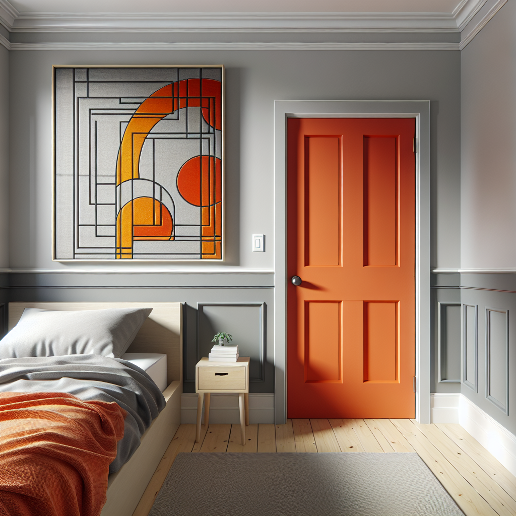 Sherwin-Williams Knockout Orange 6885: A Vibrant Burst of Energy for Your Space.