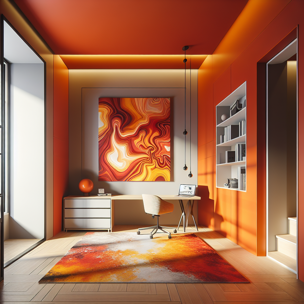 Sherwin-Williams Knockout Orange 6885: A Vibrant Burst of Energy for Your Space.