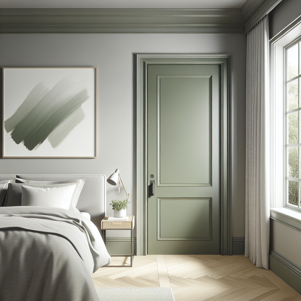 Sherwin-Williams Meadow Trail 7737: A Nature-Inspired Green for Serene Spaces.