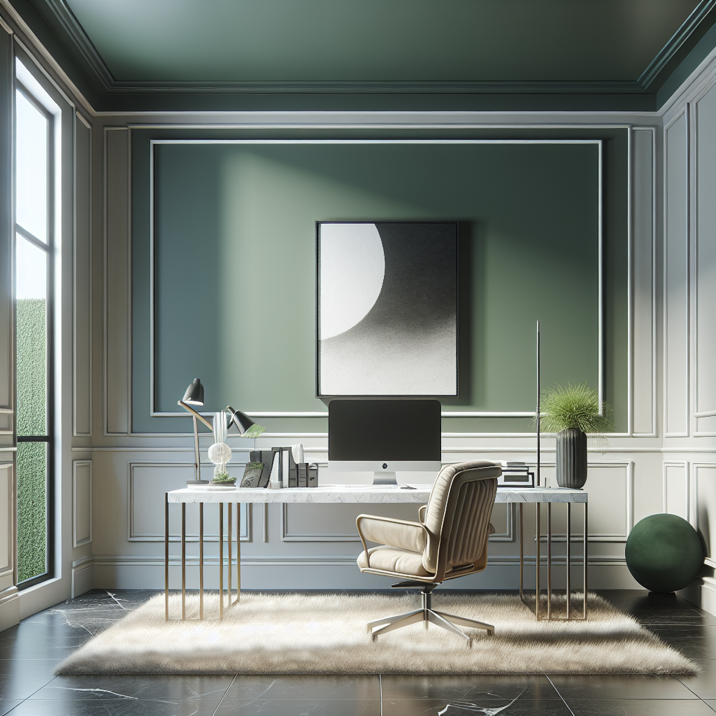 Sherwin-Williams Overt Green SW 6718: A Bold and Balanced Statement.