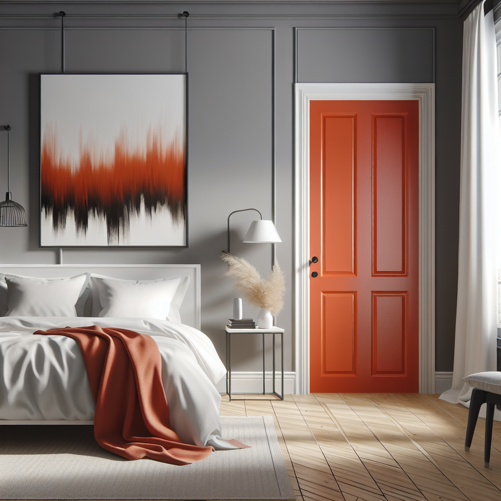 Sherwin-Williams Raucous Orange SW 6883: A Vibrant Statement Color.