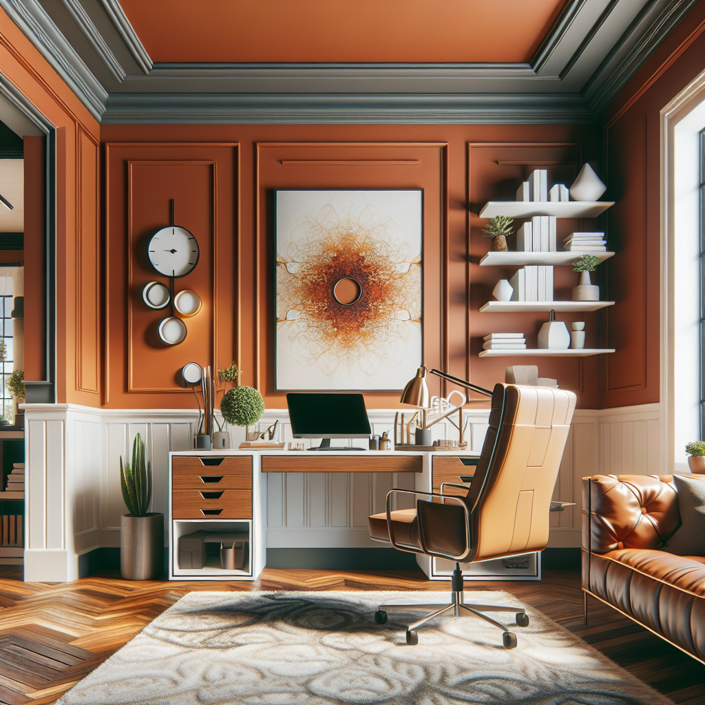 Sherwin-Williams Robust Orange (SW 6628): A Bold Statement for Your Space.