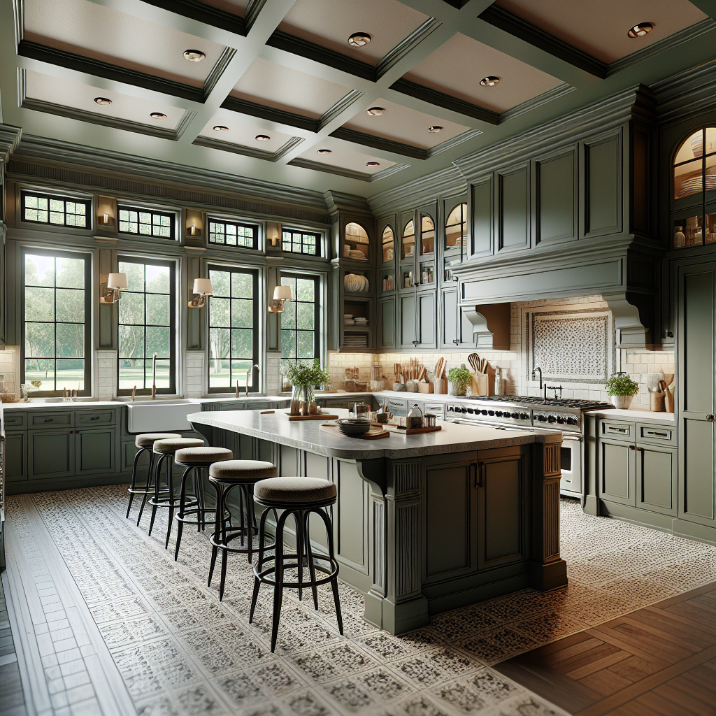 Sherwin-Williams Roycroft Bronze Green (SW 2846): A Timeless Classic for Sophisticated Spaces.