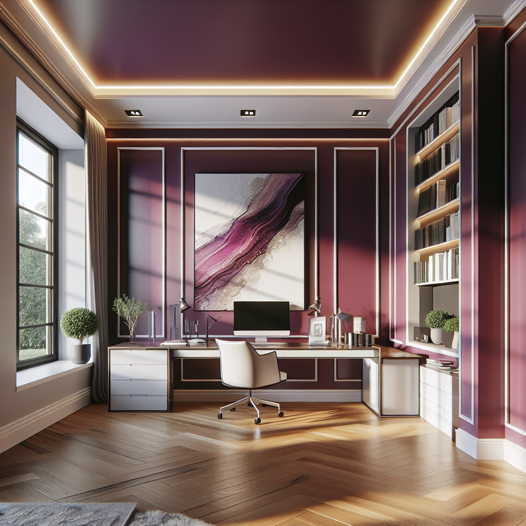 Sherwin-Williams Ruby Violet 9076: A Bold and Sophisticated Hue.