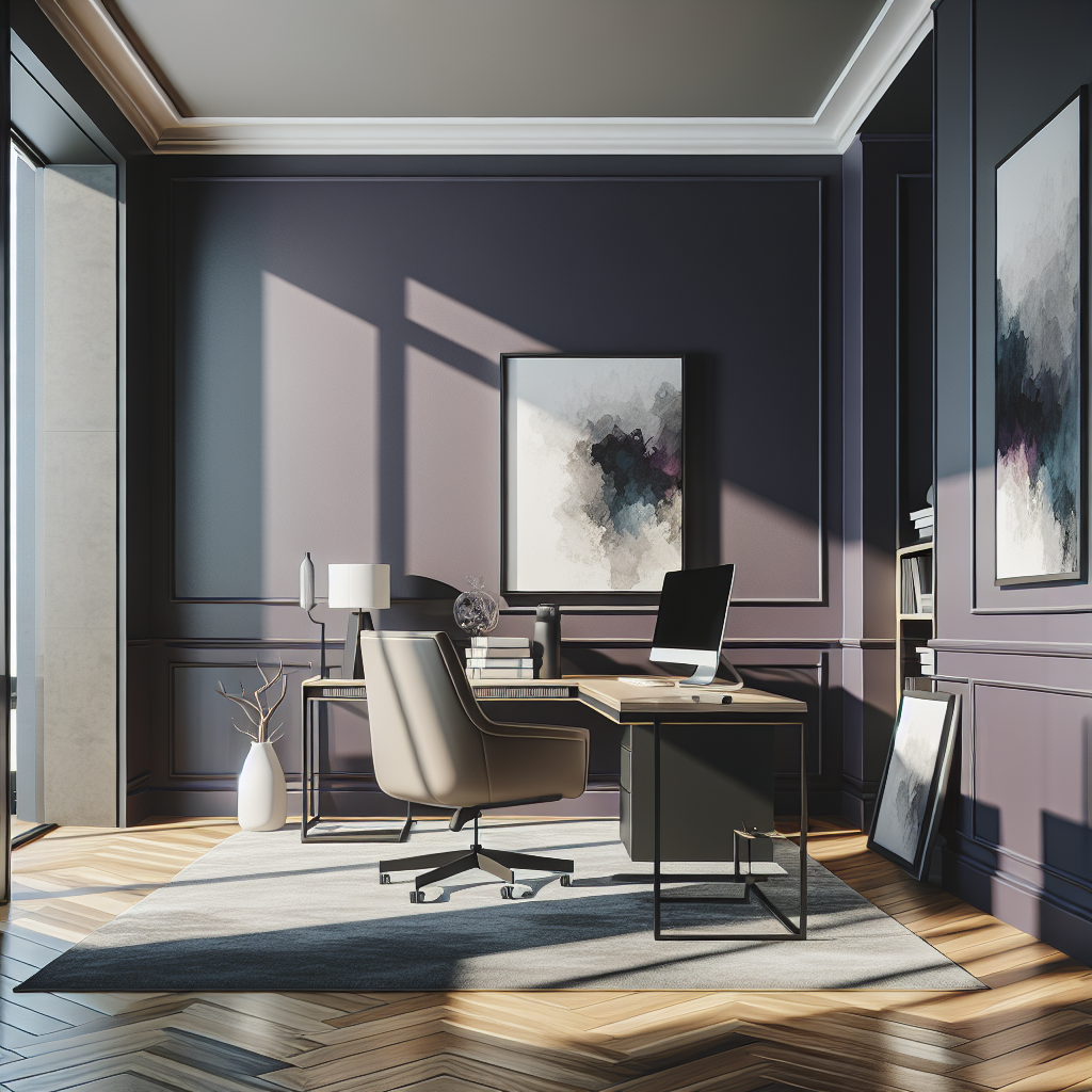 Sherwin-Williams Slate Violet (SW 9155): A Sophisticated Blend of Gray and Purple.