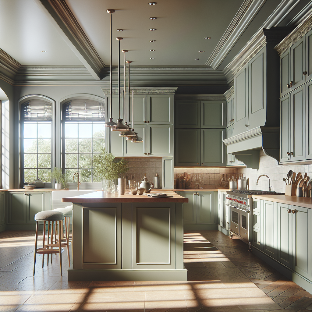 Sherwin-Williams Softened Green SW 6177: A Calm and Versatile Paint Choice.