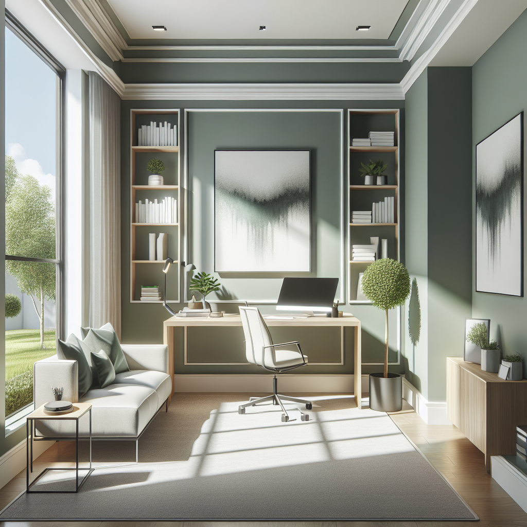 Sherwin-Williams Softened Green SW 6177: A Calm and Versatile Paint Choice.