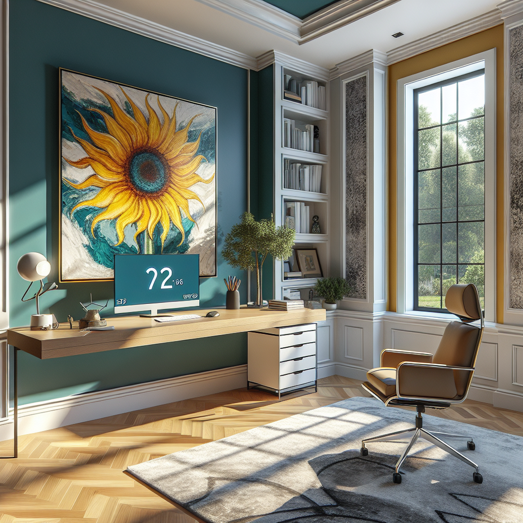 Sherwin-Williams Sunflower 6678: A Warm and Cheerful Hue.