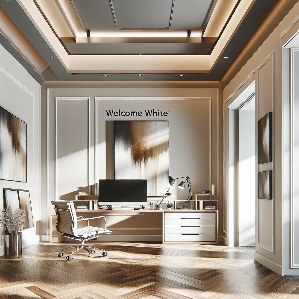 Sherwin-Williams Welcome White SW 6658: A Versatile, Warm Neutral.