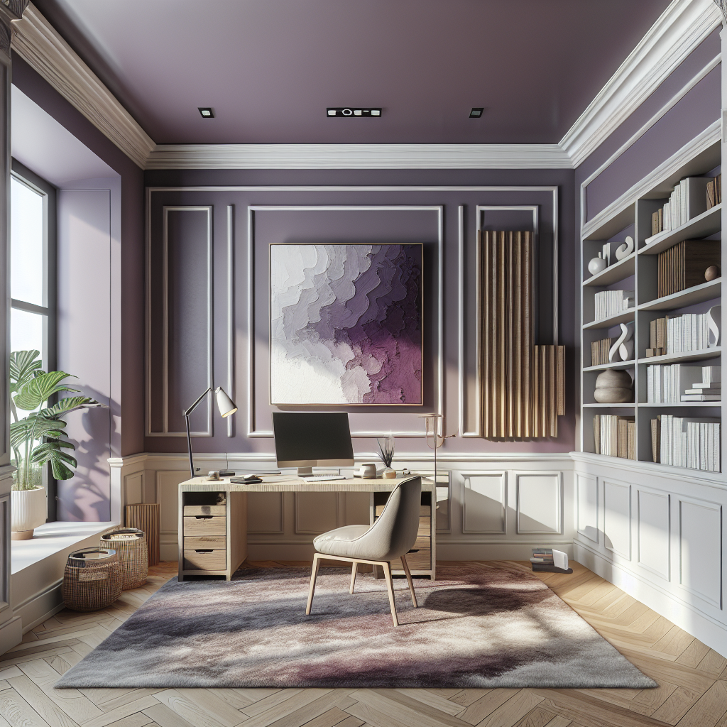 Sherwin-Williams Wood Violet 6557: A Sophisticated Hue for Vibrant Spaces.