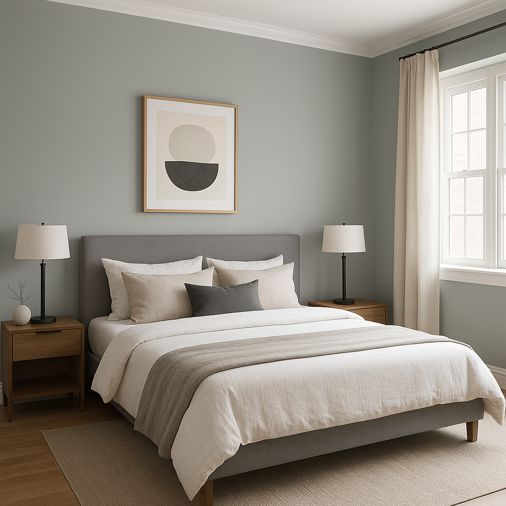 Benjamin Moore Adagio 1593: A Calming, Sophisticated Hue for Any Space.