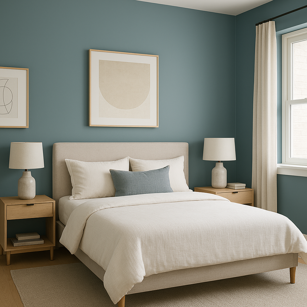 Benjamin Moore Aegean (2136-40): A Timeless Blue-Green Hue for Every Space.