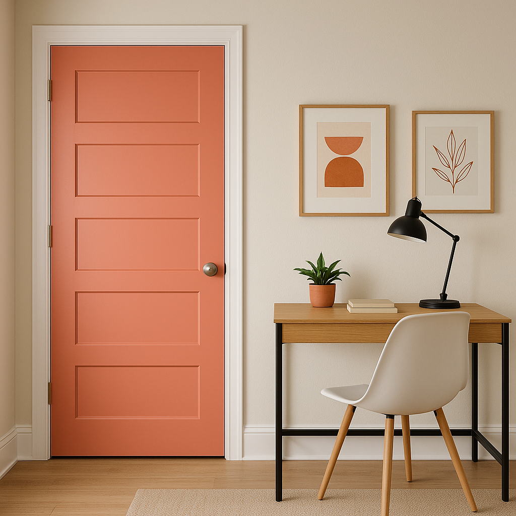 Benjamin Moore All-a-Blaze (1304): A Vibrant, Energizing Red for Bold Interiors.