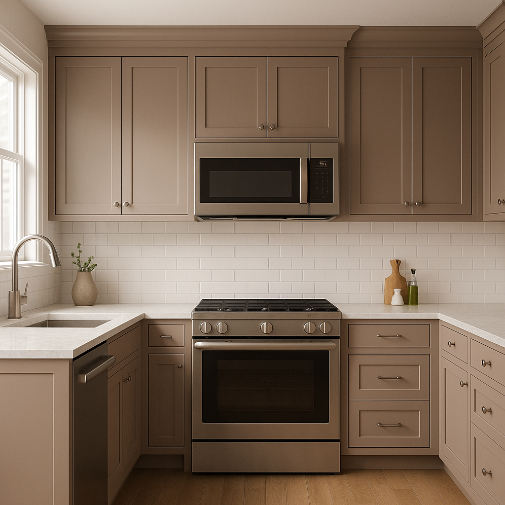 Benjamin Moore Allspice (2101-50): A Warm, Earthy Neutral.