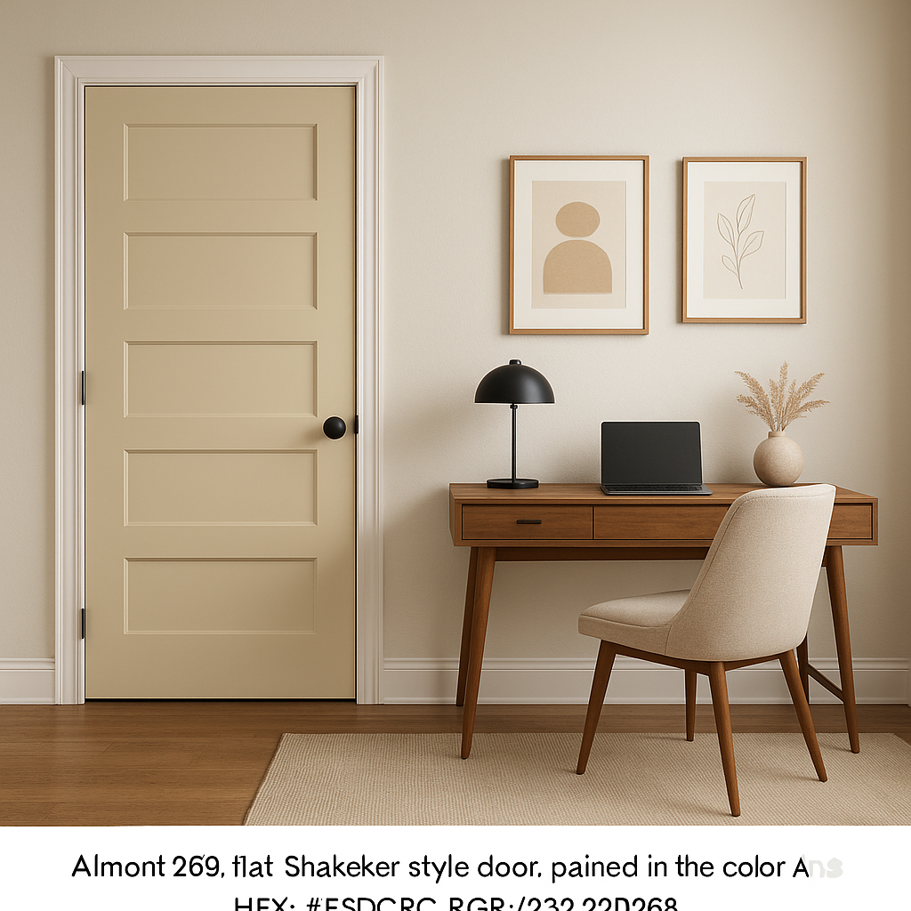 Benjamin Moore Almond (269): A Timeless Neutral with Warm Elegance.