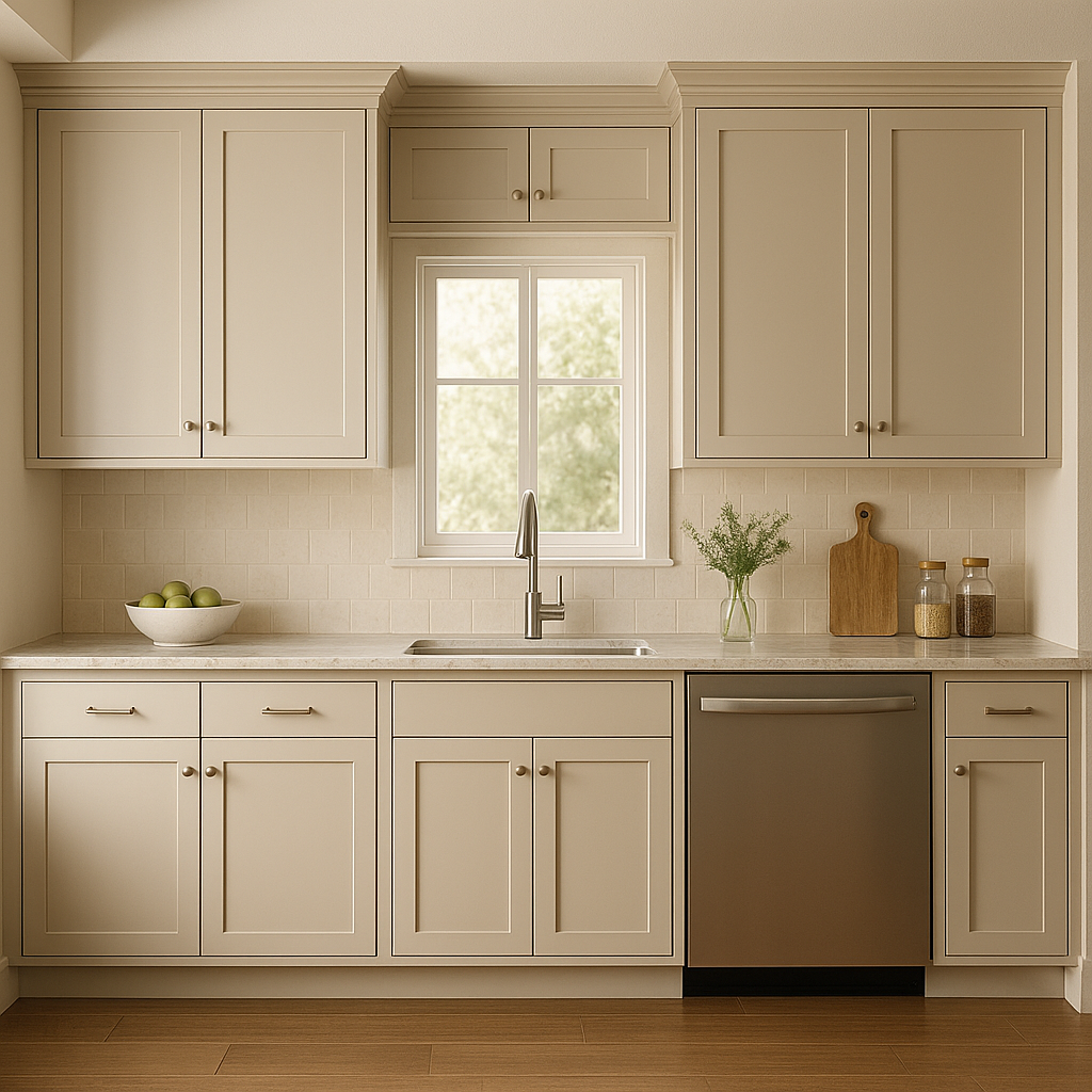Benjamin Moore Alphano 989: A Sophisticated Neutral for Timeless Interiors.