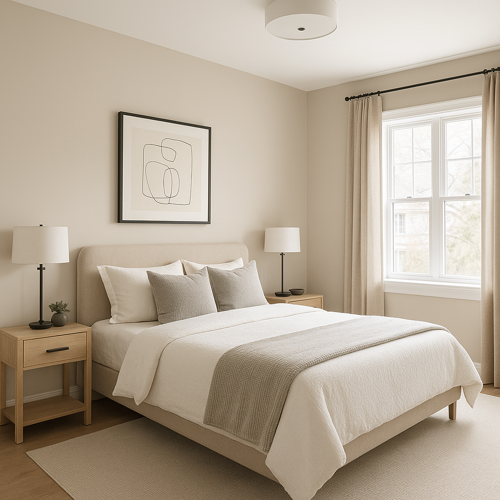 Benjamin Moore Alphano 989: A Sophisticated Neutral for Timeless Interiors.