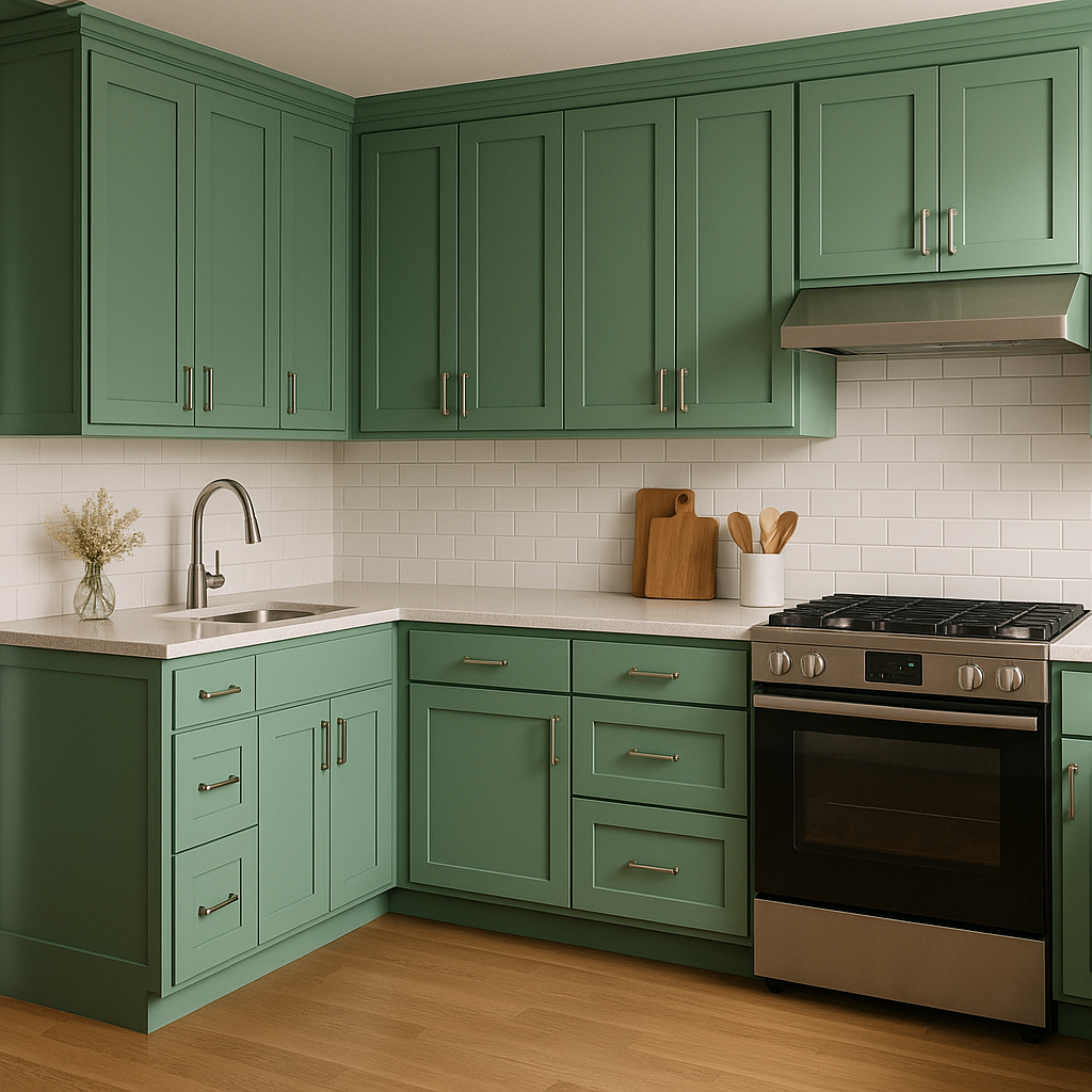 Benjamin Moore Alpine (622): A Serene Green for Timeless Interiors.
