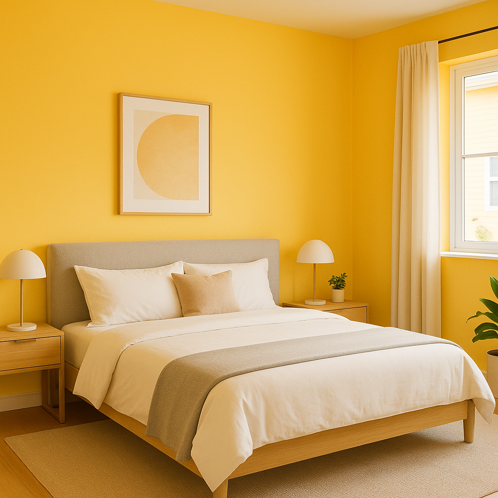 Benjamin Moore Amarillo (320): A Radiant Burst of Sunshine.