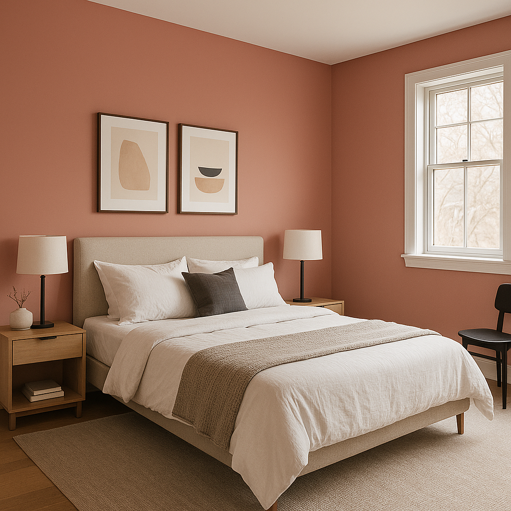 Benjamin Moore Amaryllis (1256): A Bold and Vibrant Paint Color for Dynamic Spaces.