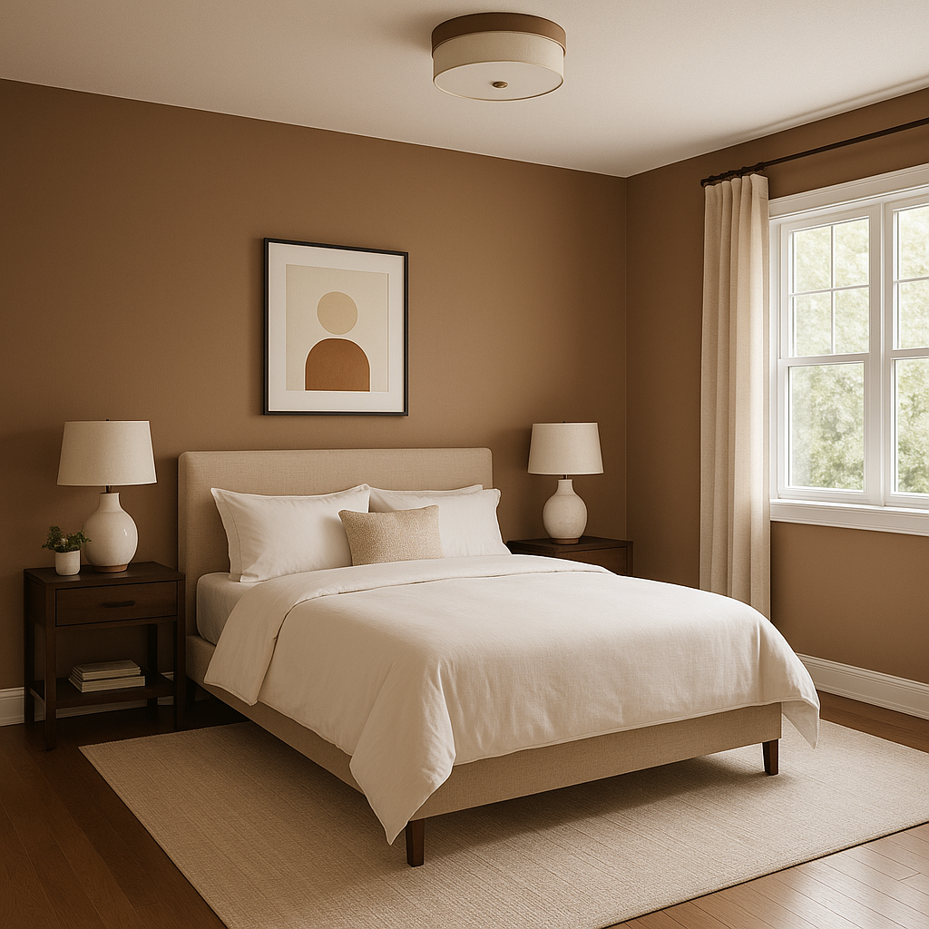 Benjamin Moore Appalachian (2100-40): A Rich, Earthy Brown for Timeless Interiors.