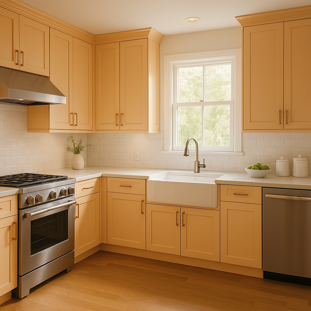 Benjamin Moore Apricot (136): A Warm, Inviting Hue for Timeless Interiors.