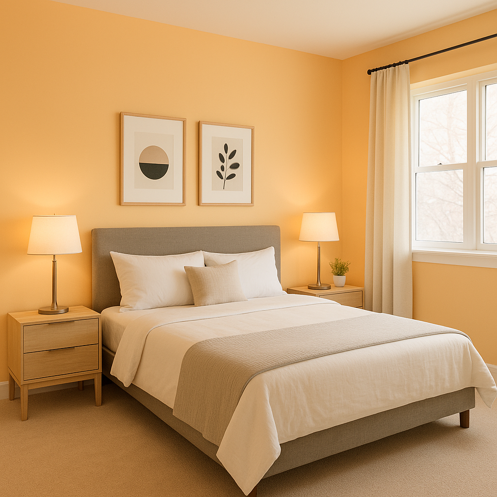 Benjamin Moore Apricot (136): A Warm, Inviting Hue for Timeless Interiors.