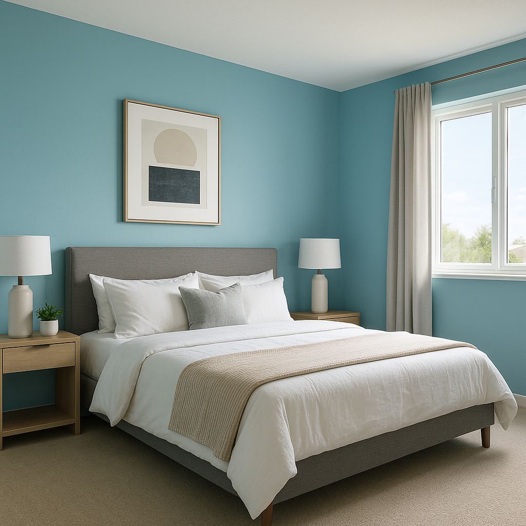 Benjamin Moore Aqua 816: A Tranquil Splash of Color.