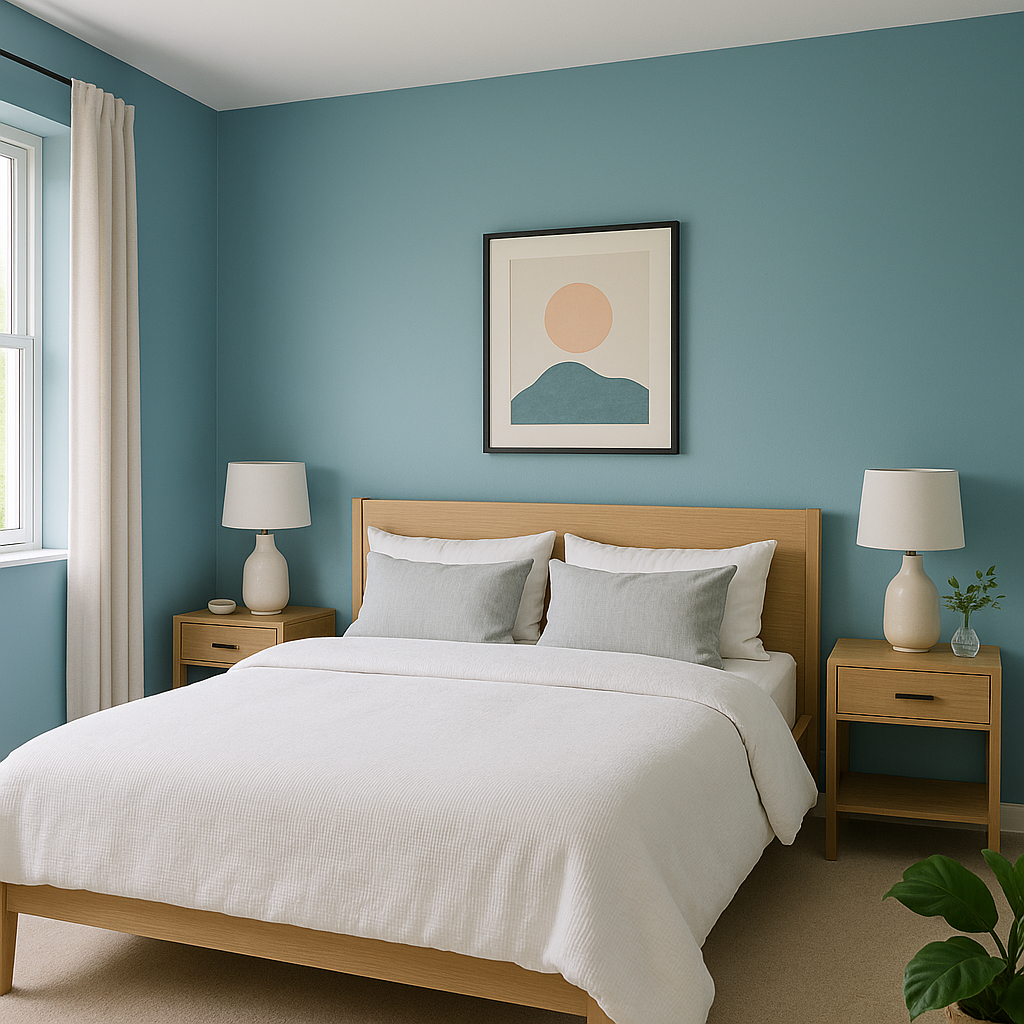 Benjamin Moore Aquarium (2058-50): A Vibrant Splash of Color for Bold Interiors.