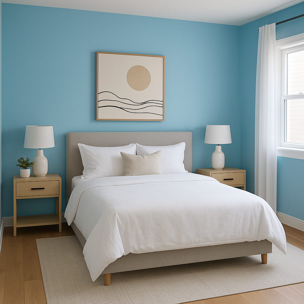 Benjamin Moore Aquarius (788): A Serene and Versatile Blue.