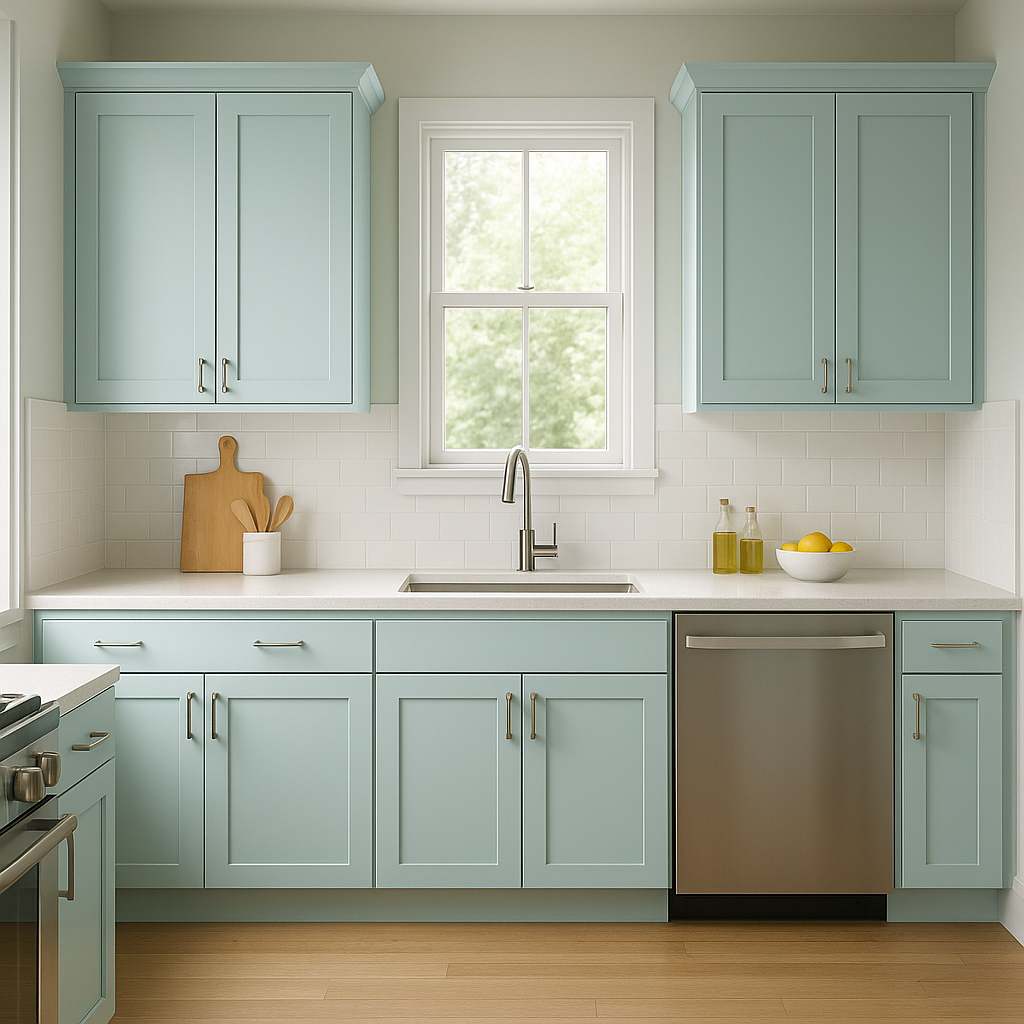Benjamin Moore Arctic (2050-60): A Serene and Cool Blue Hue.