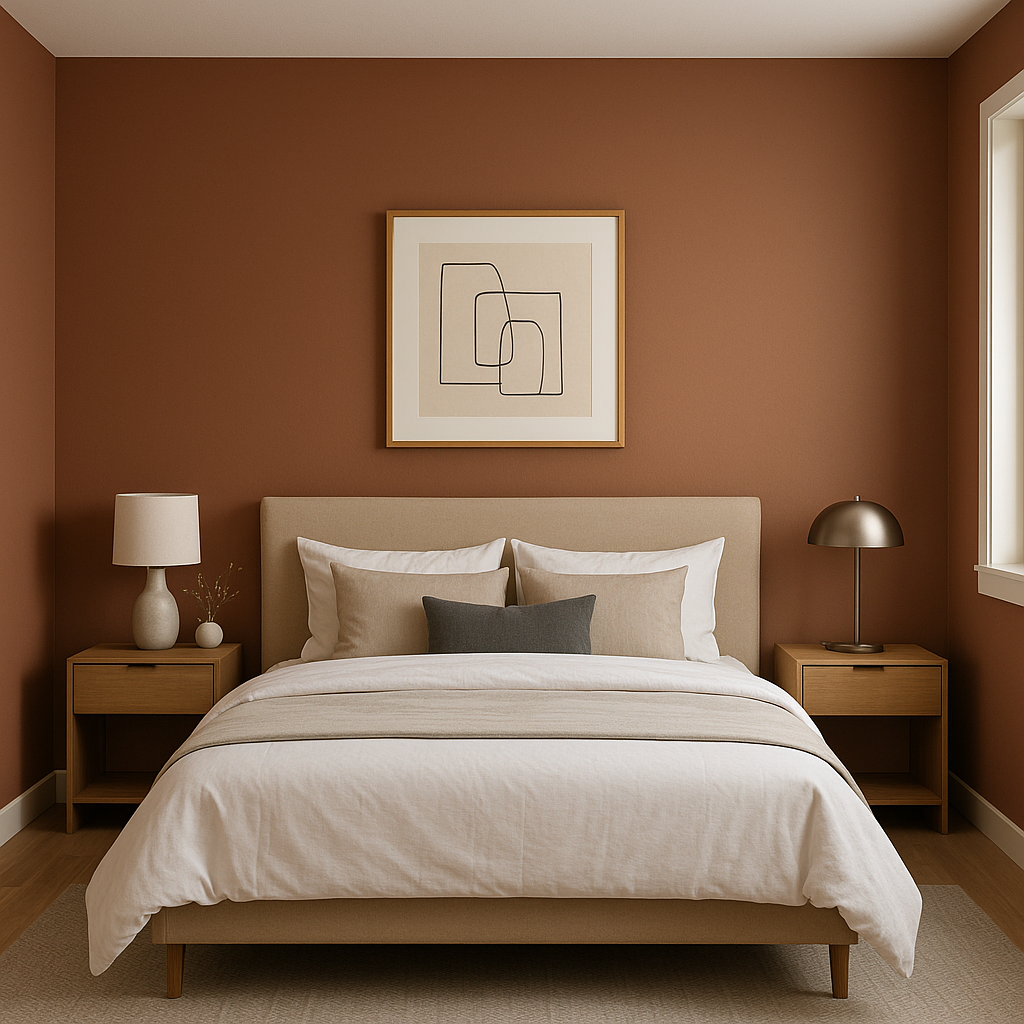 Benjamin Moore Arizona (1211): A Warm, Earthy Paint Color Perfect for Cozy Interiors.