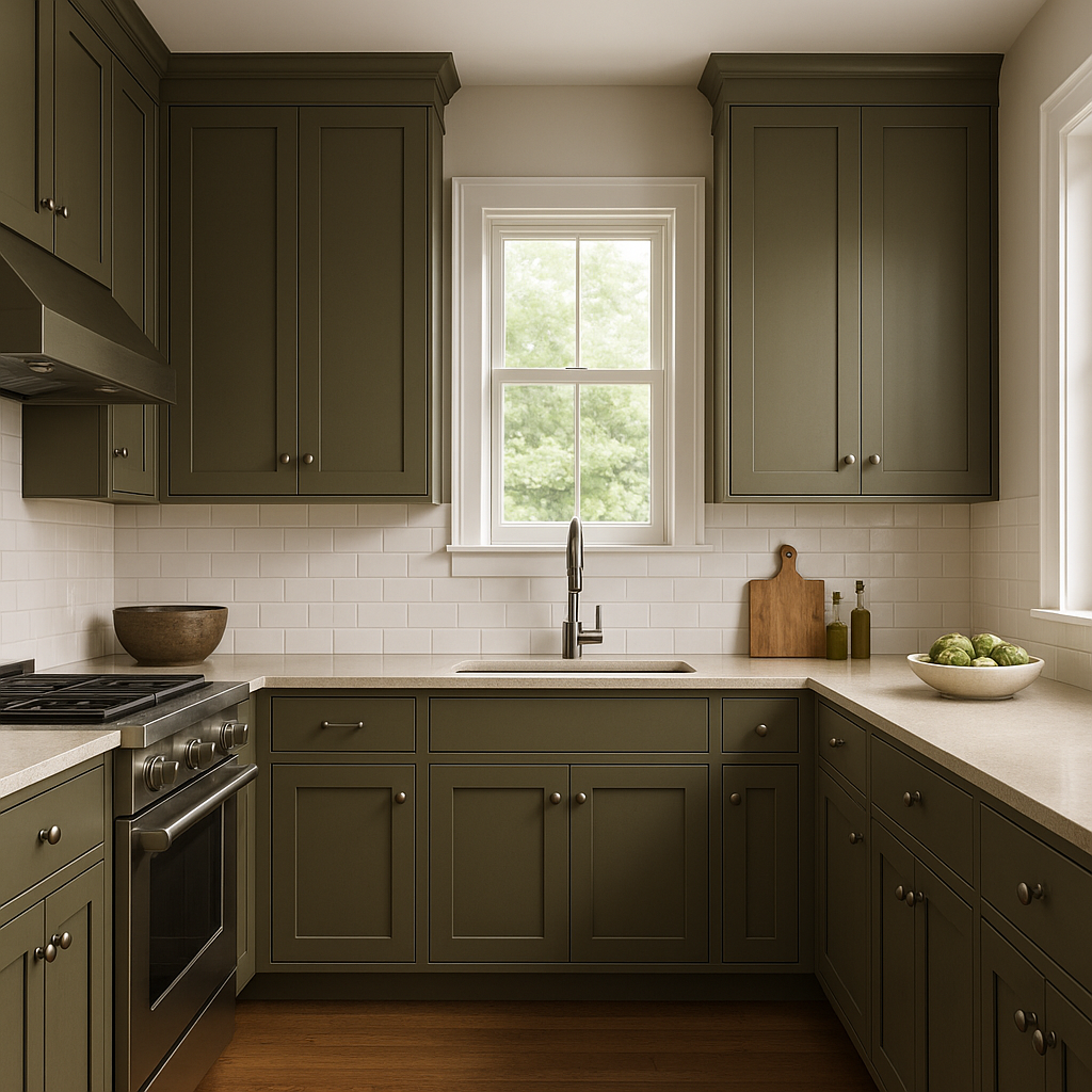 Benjamin Moore Artichoke (2141-10): A Timeless, Earthy Green for Any Space.