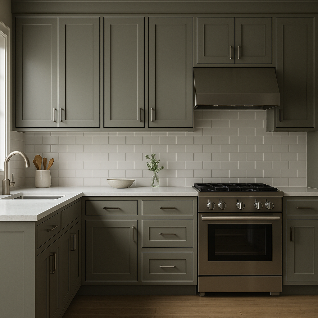 Benjamin Moore Ashwood (1484): A Timeless Neutral for Any Space.