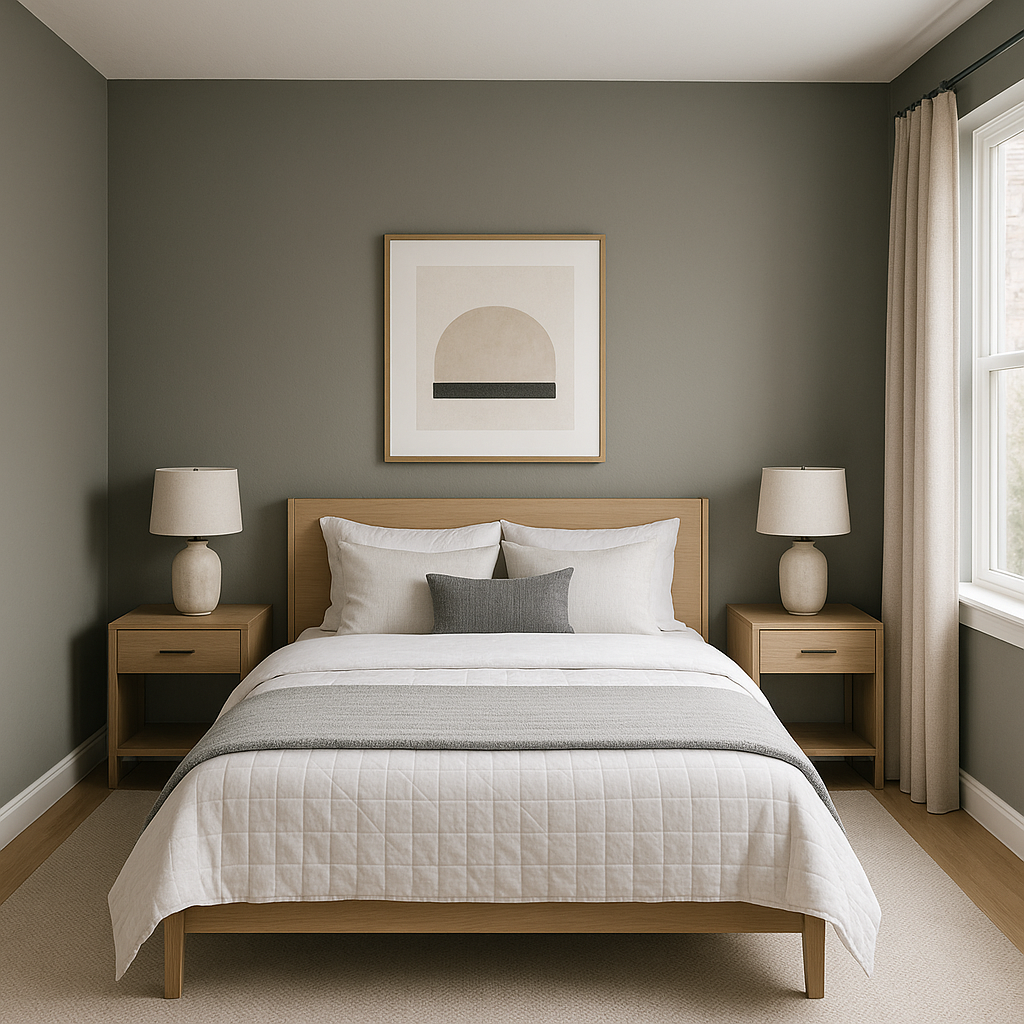Benjamin Moore Ashwood (1484): A Timeless Neutral for Any Space.